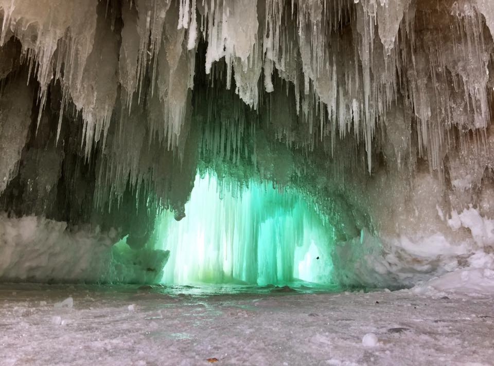 Looking through the Ice caves