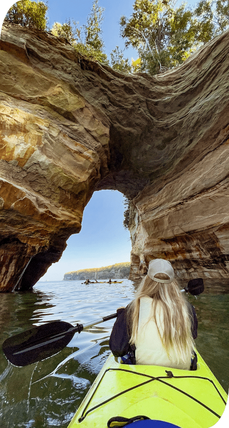 Kayaking the Pictured Rocks